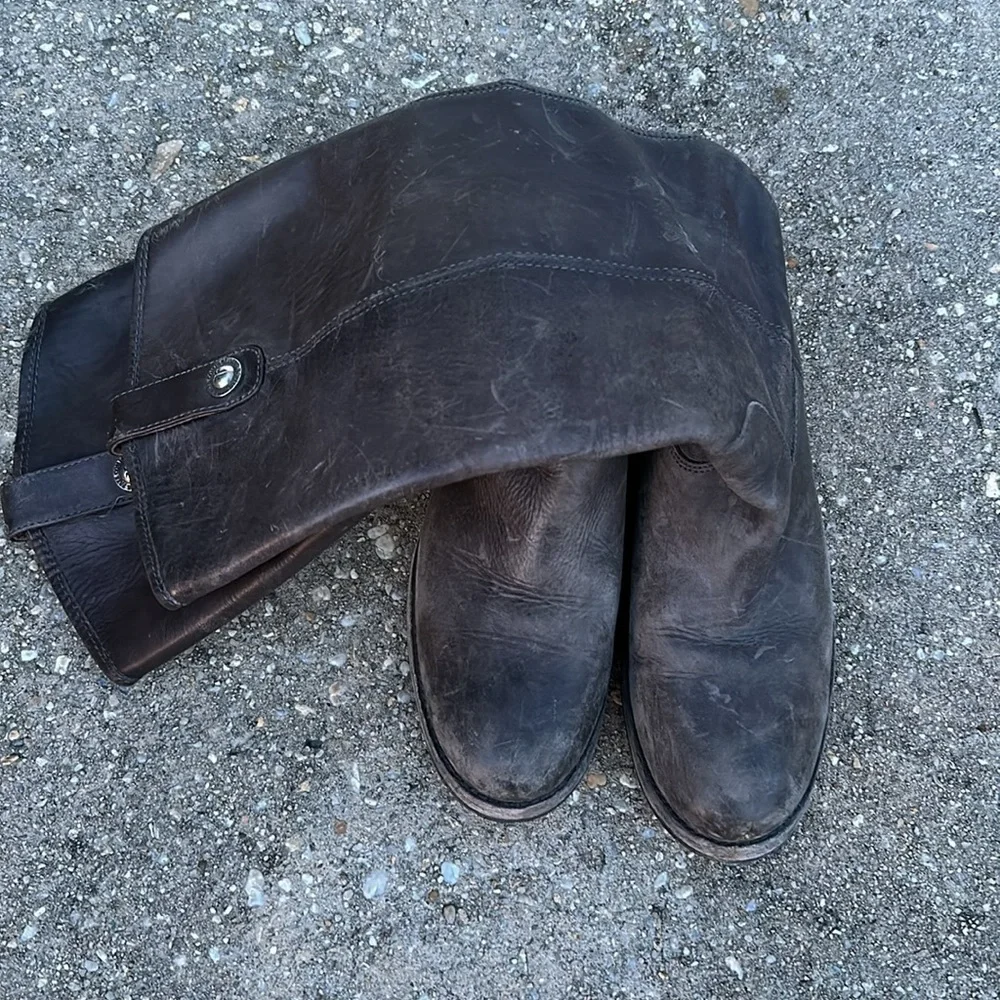 Frye Melissa Knee High Leather Boots size 40